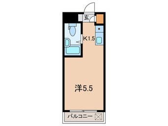 間取図 ボ－テ日吉シェモア