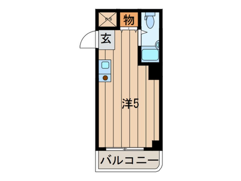 間取図 ボ－テ日吉シェモア