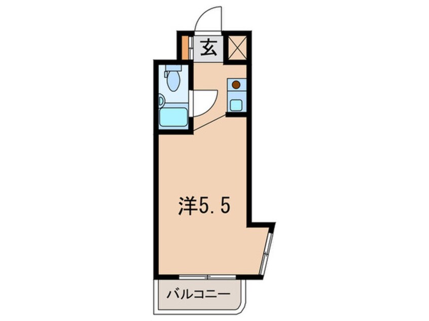 間取図 ボ－テ日吉シェモア