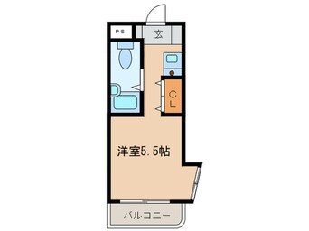 間取図 ボ－テ日吉シェモア