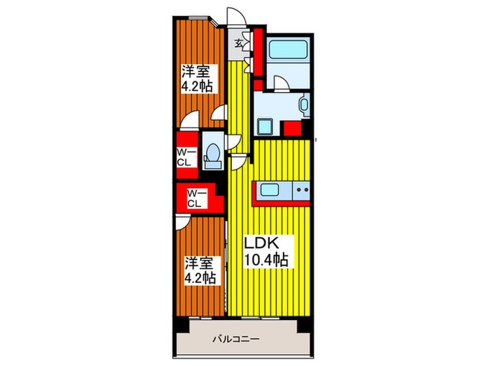 間取り図 仮）RJRプレシア川口