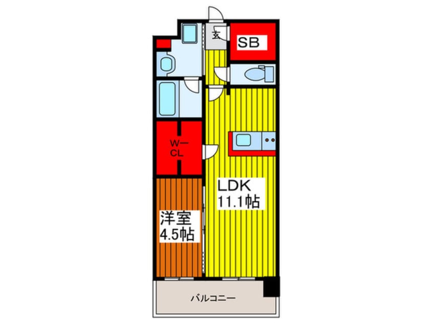 間取図 仮）RJRプレシア川口