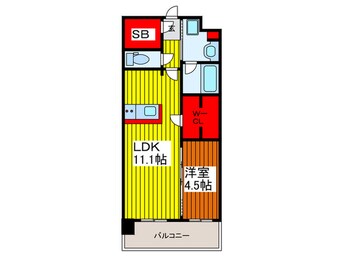 間取図 仮）RJRプレシア川口