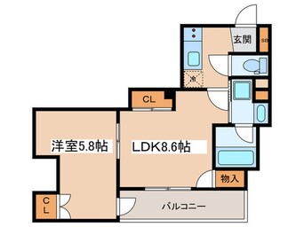 間取図 ケルスコート笹塚