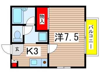 間取図 ハイツいわしろ