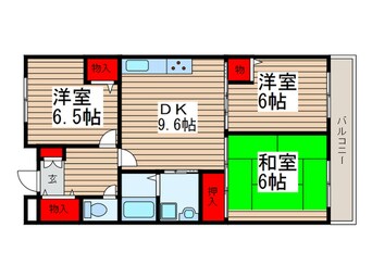 間取図 幕張本郷パークハイツ