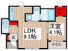 アムール辻 1LDKの間取り