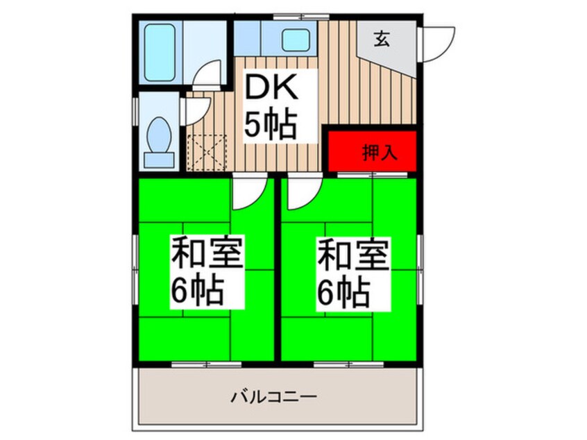 間取図 西方ハイツ