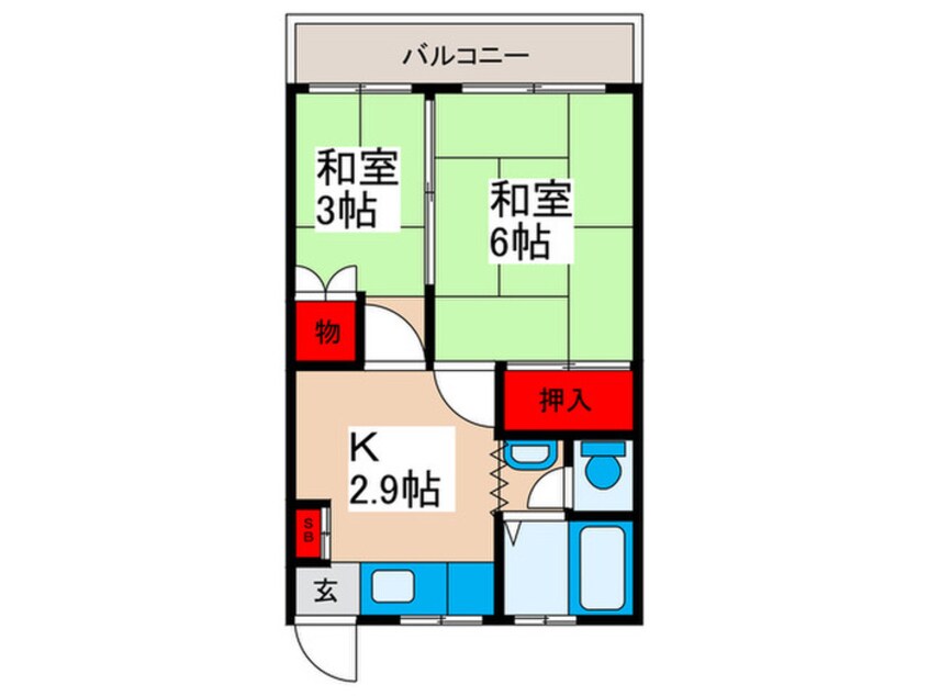 間取図 シャト－デュノ－ル