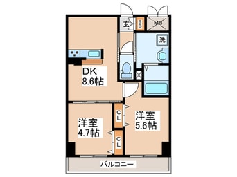 間取図 クラスカ永山