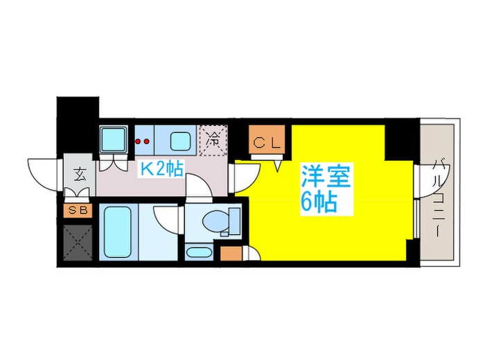 間取り図 アジールコート西新宿