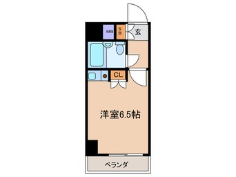 間取図 ライオンズガ－デン新宿(412)
