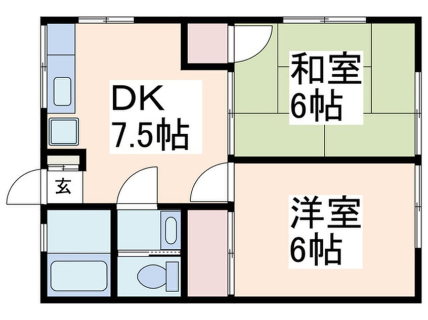 間取図 メイリトルハウス