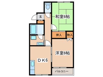 間取図 ベルメゾン