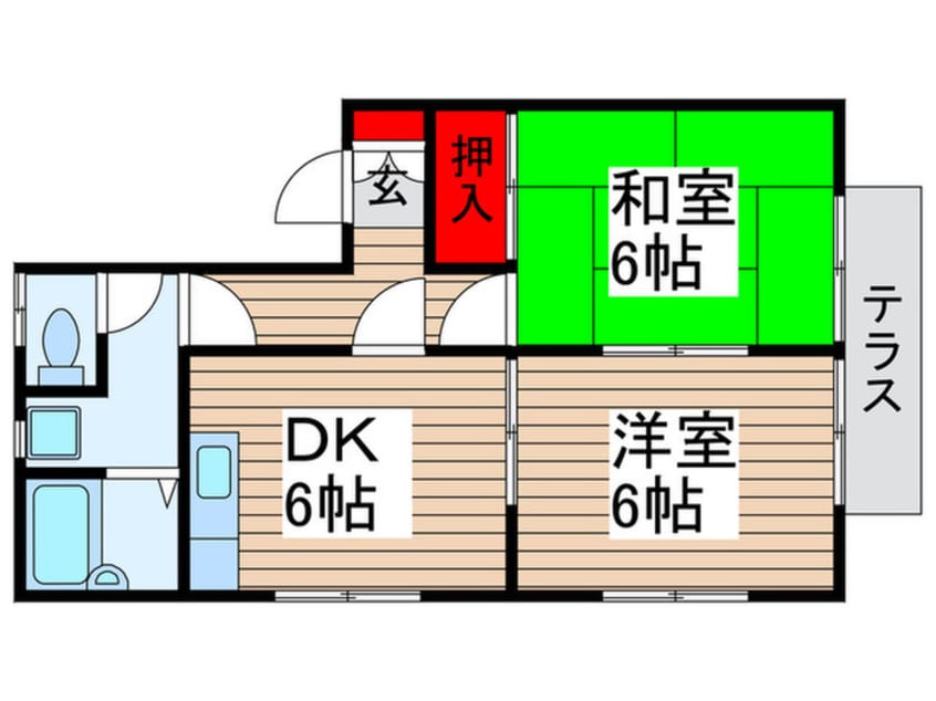 間取図 サンプラザ