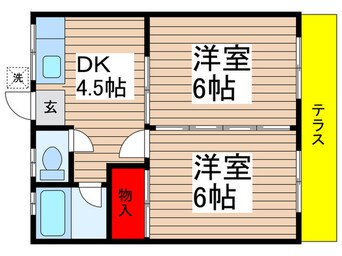 間取図 谷口ハイツ