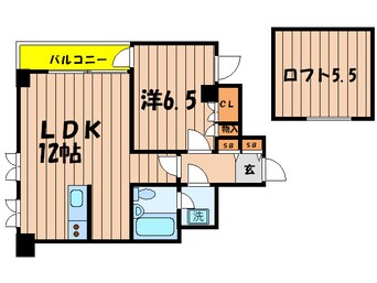 間取図 ヒ－ロ－ズ上目黒