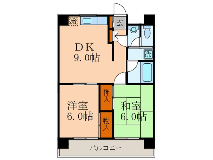 間取図 三高サンプラザ