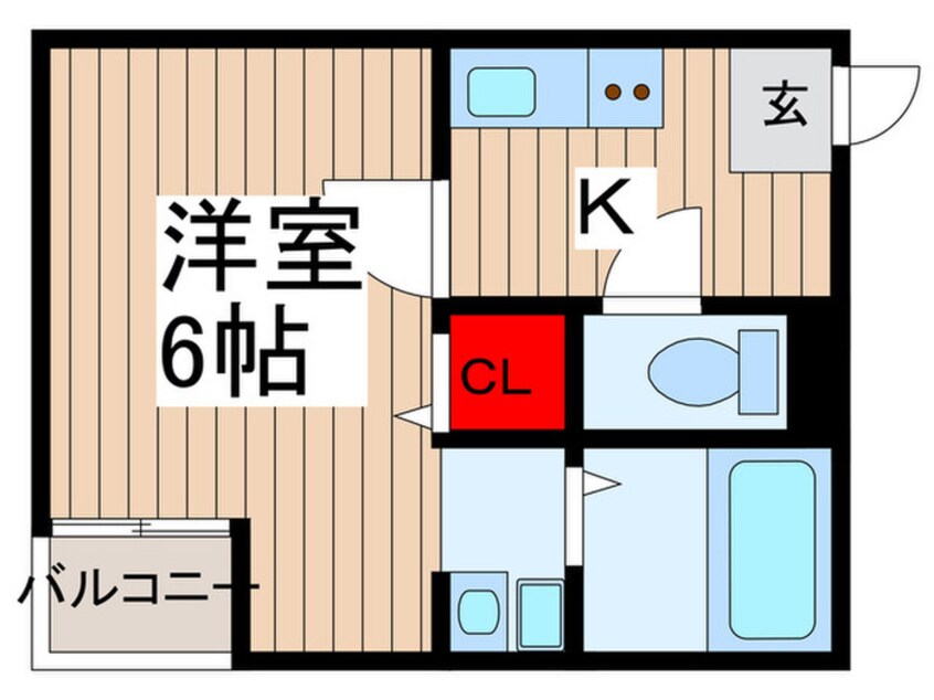 間取図 ル・ベリエ一ノ割