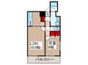 ドゥーエ新富町 1LDKの間取り