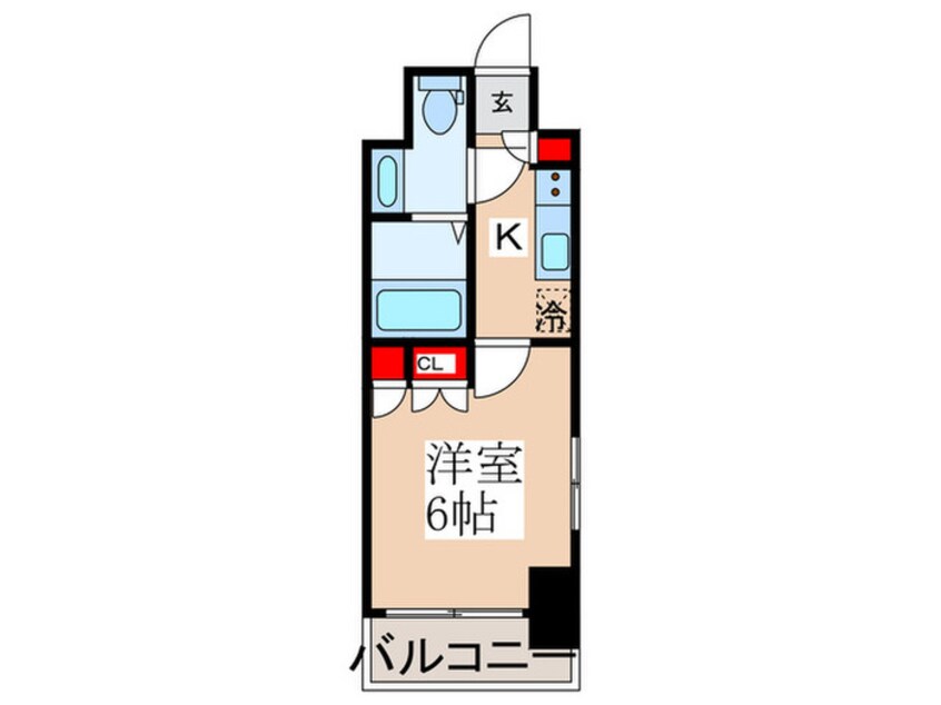 間取図 ドゥーエ新富町