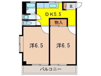 間取図 東山コーポⅡ