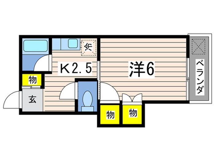 間取り図 ハイツ白楽