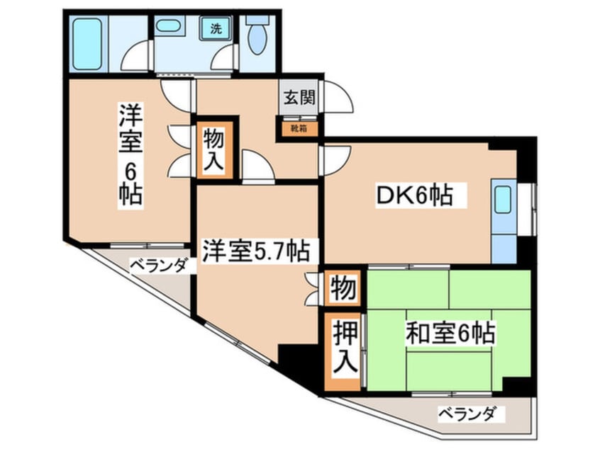 間取図 ウィスタリア聖蹟