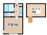 ASTREA向ヶ丘遊園 1Kの間取り