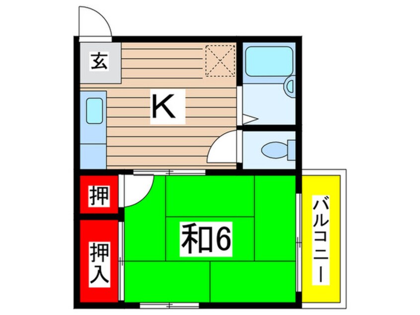 間取図 白戸ハイツ