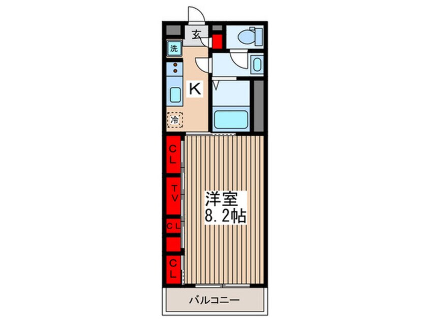 間取図 リブリ・蕨塚越