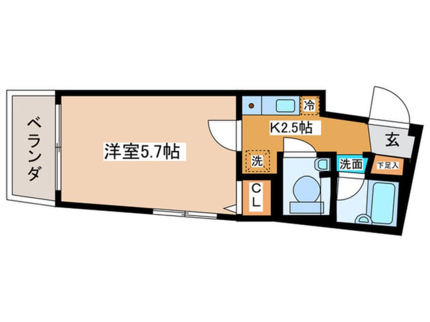 間取図 菱和パレス上目黒（407）