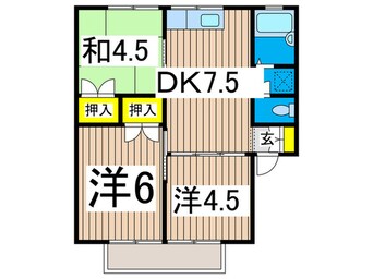 間取図 ミユキハイツ