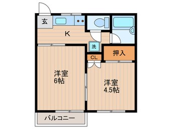 間取図 ハイツ大野