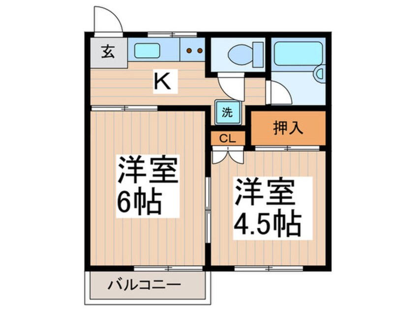 間取図 ハイツ大野