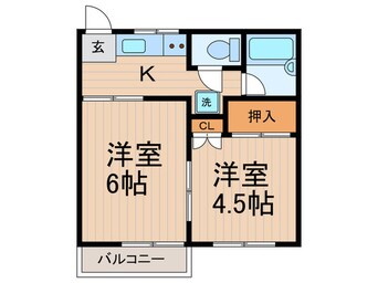 間取図 ハイツ大野