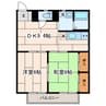 相模ハイム 2DKの間取り
