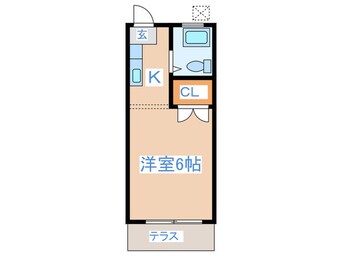 間取図 コ－ポＷＡＫＡＢＡ  １