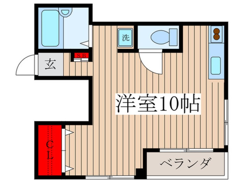 間取図 メゾンＦＵＪＩ