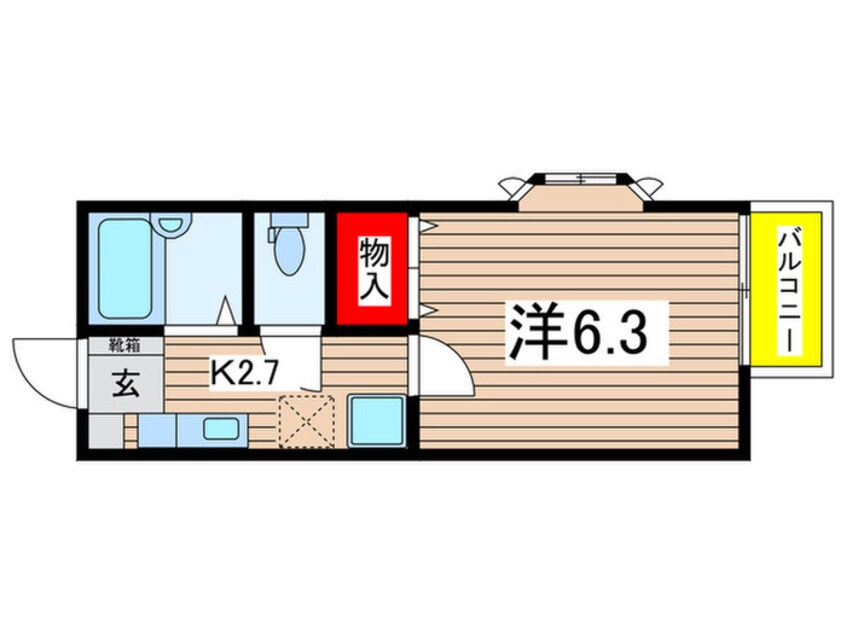 間取図 コーコ日吉台