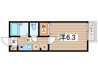 間取図 コーコ駒林