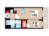 ルフォンプログレ浅草入谷 1DKの間取り