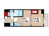 ルフォンプログレ浅草入谷 1DKの間取り