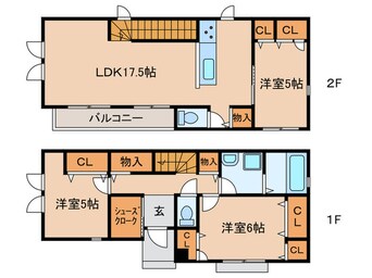 間取図 港北区樽町3丁目戸建C棟