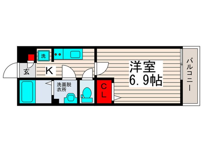 間取り図 リブリ・江北Ⅱ