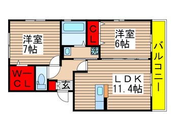間取図 サンプットコート