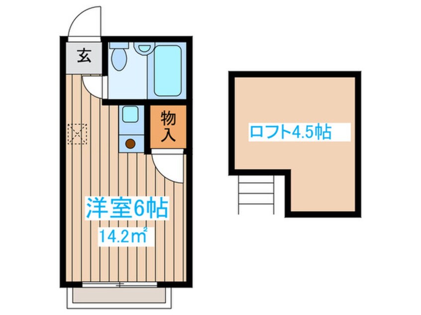 間取図 ラメ－ル桜上水