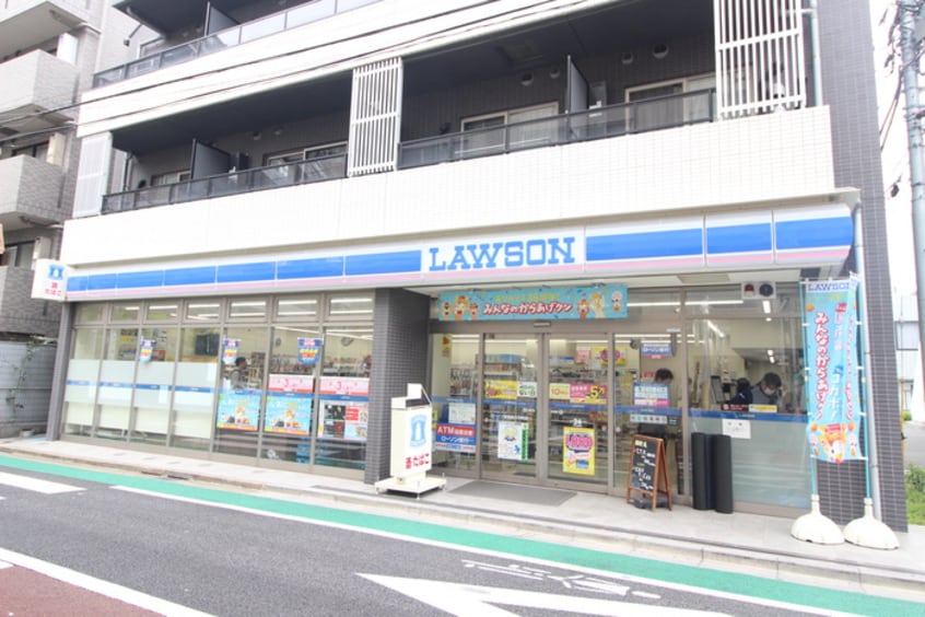 LOWSON(スーパー)まで230m ﾗｲｵﾝｽﾞﾏﾝｼｮﾝ飯田橋(502)