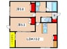 La　Cachette 2LDKの間取り