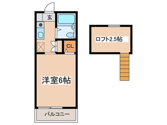 間取図 ヴェルデメゾンＢ